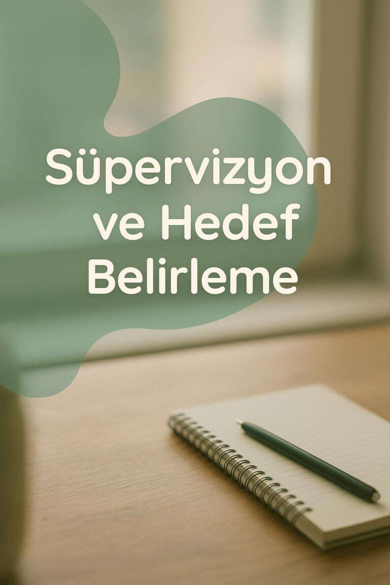 Süpervizyonda Hedef Belirleme ve Takip Süreci