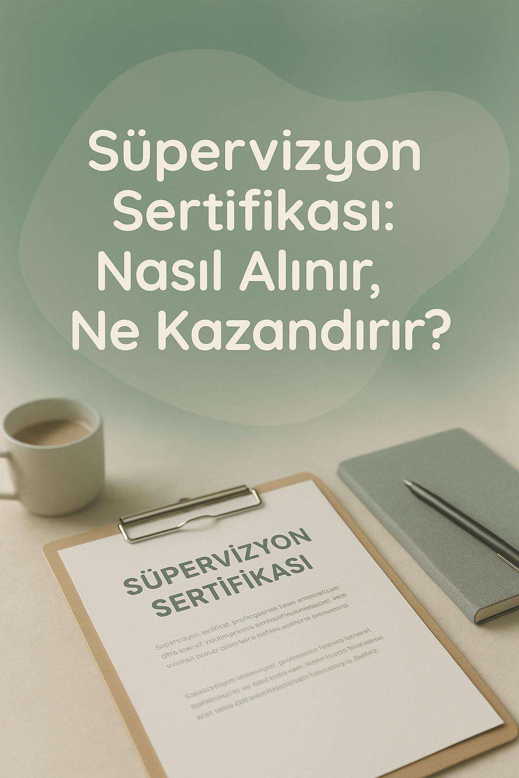 Süpervizyon sertifikası almanın yolunu ve kariyerinize katacağı değerleri keşfedin. Hızla gelişen alanda öne çıkın!