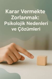 Karar Vermekte Zorlanmak: Psikolojik Nedenleri ve Çözümleri